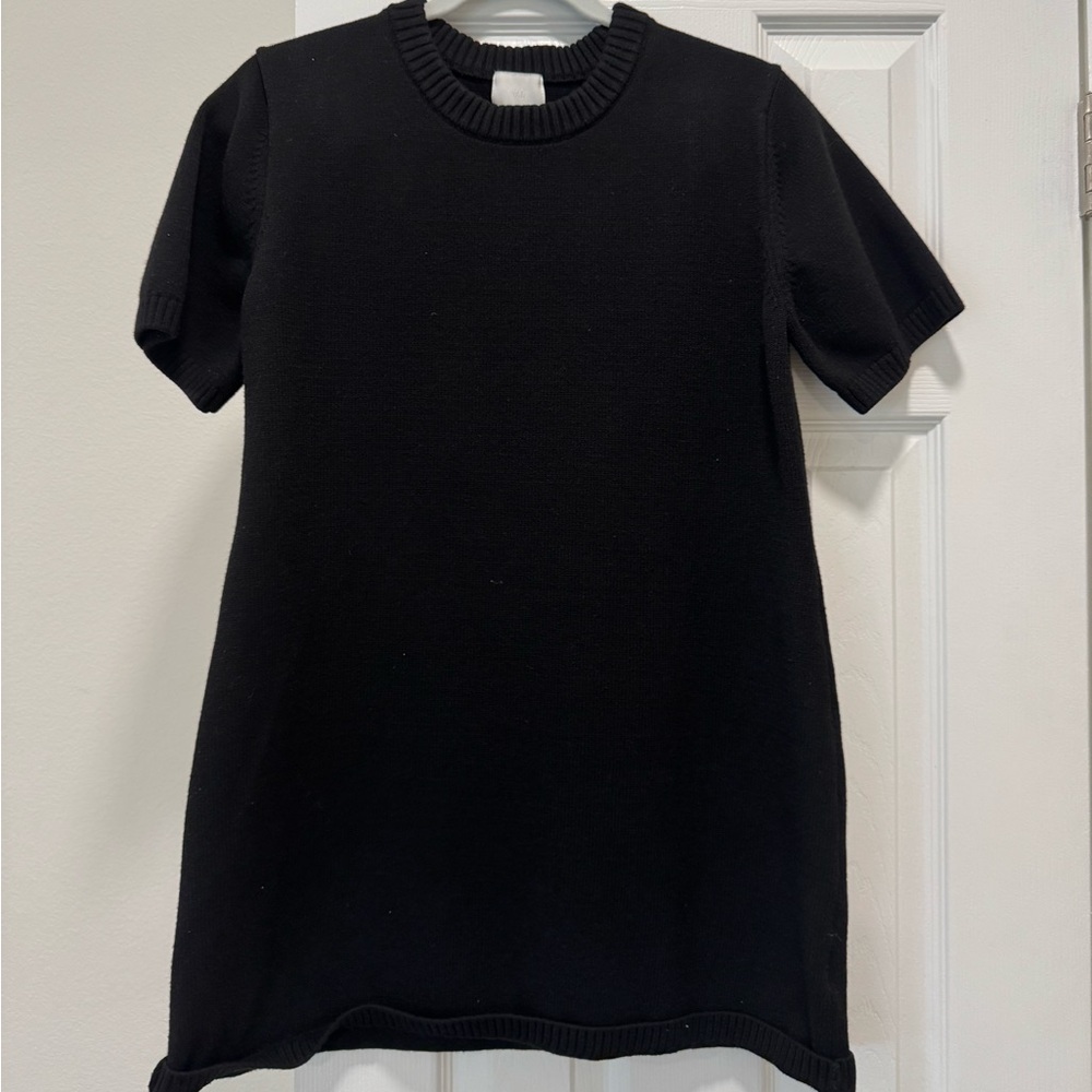 H&M Black Ribbed Knit Sweater